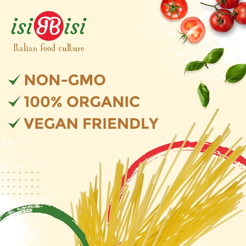 isiBisi Gluten-Free Spaghetti Pasta, 6-Pack - Artisanal Corn and Rice