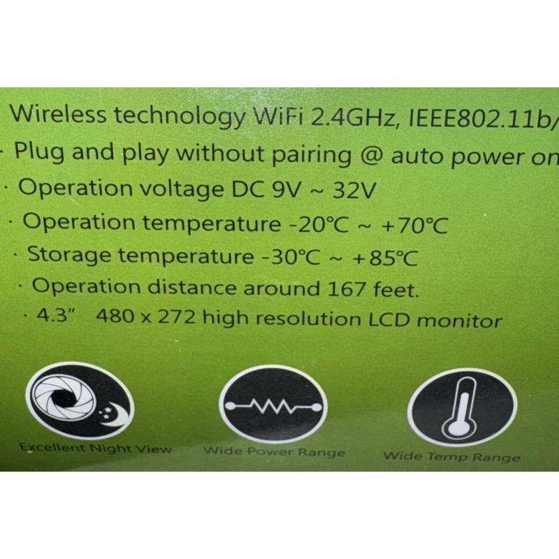 Fortress Wireless Pickup Tailgate Handle Parking Camera for Ford F150