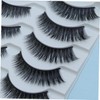Baluue 5 Pair Boxed Fake Eyelashes Natural Look Long Thick