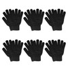 SILEDGN 6 Pairs Winter Gloves for Women Men's Warm Knit