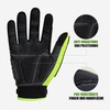 HANDLANDY Anti-Vibration Gloves Men Shockproof Work Gloves, Padded Palm Grip