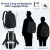 HanTrip Carry On Travel Backpack For Women, 18 Inch Water