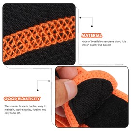 OHPHCALL Elastic Shoulder Support Belt Discreet Slim Design for Yoga Cycling Mountaineering