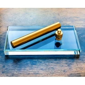 lastweek Toothpick Holder, Toothpick Holder, Toothpick Case, Portable, Toothpick Case, Cotton Swab Holder, Brass, Improves Etiquette Strength, Toothpick Holder, Emergency Small Bank