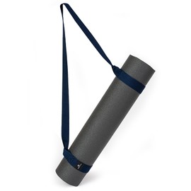 Yoga Studio Yoga Mat Carry Strap - 4 x 137 cm, Multipurpose Mat Strap with Adjustable Loops, Strap and Straps Combined (the yoga mat in the picture is for illustration only.), navy
