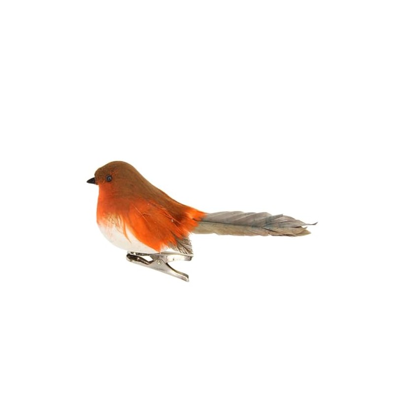 Gisela Graham : Feather Robin on Clip