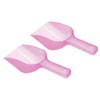 PATIKIL 12oz Ice Scoop, 2 Pack Plastic Ice Maker Shovel