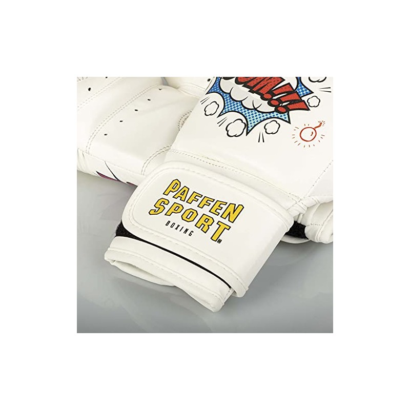 Kids Comic Boxing Gloves Unzen: 6 Colour: White