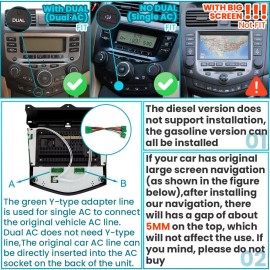 Fortdows For Honda Accord 2003-2007 Apple CarPlay Android 12 Car Stereo Radio GPS WIFI FM