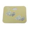 Pair of Small Heart-Heart Snap Clip Barrettes for Women Thin