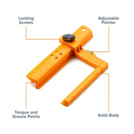 Bora Jigsaw Guide For WTX or NGX Clamp Edge. Use for making Straight Cuts & As A Steady Guide for your Jigsaw -542009