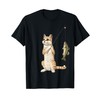 Fishing cat with a bass T-Shirt
