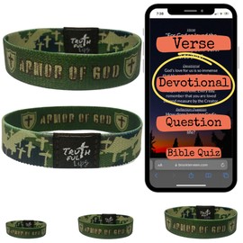 Truthful Lips Daily Devotional Bracelets (Armor of God 1pk, Medium (7in))