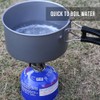 Mini Backpacking Canister Stove Burners Camping Outdoor Cooking Foldable Hiking