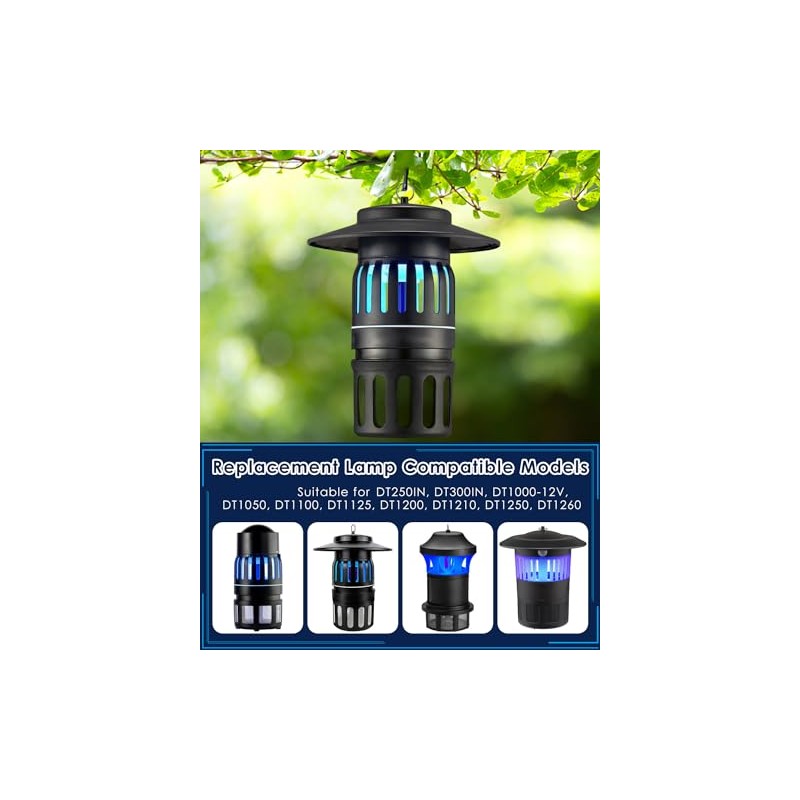 PACETAP 6 Pack 41050 7W Replacement Bulbs Compatible with Dynatrap
