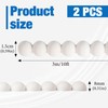 2 Pack 10ft Peel and Stick Wall Molding Trim for