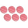 Sunshine Mason Co, One Piece Mason Jar Lids 6 Pieces,