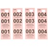 Winco Coat Checks, 500 Per Box, Medium, Pink