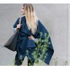 KNIT FACTORY - Jazz Poncho - Elegant Knitted Women's Cape