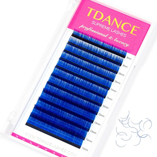 TDANCE Colorful lashes extension C Curl 0.07mm Thickness Semi Permanent