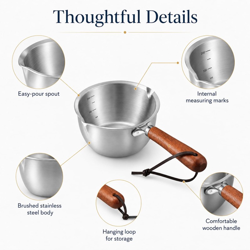 3Pcs Small Saucepan, Compact Pans for Single Serving Meals, Heating