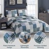 Quilt Set Twin Size Plaid Bedspread Coverlet Twin Quilt Set