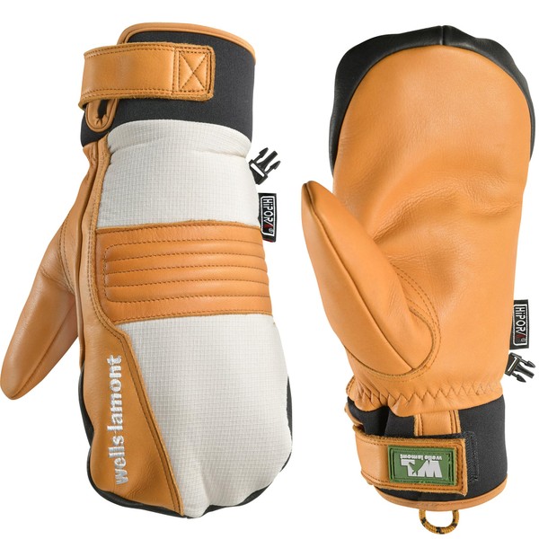 Wells Lamont HydraHyde Winter Mittens, Cowhide Leather, Large (812L)