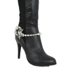 Women Western Fashion Jewelry Boot Bracelet Silver Metal Chain Shoe