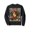 Jack Russell Terrier Snow Dog Christmas Santa Claus Elf Sweatshirt