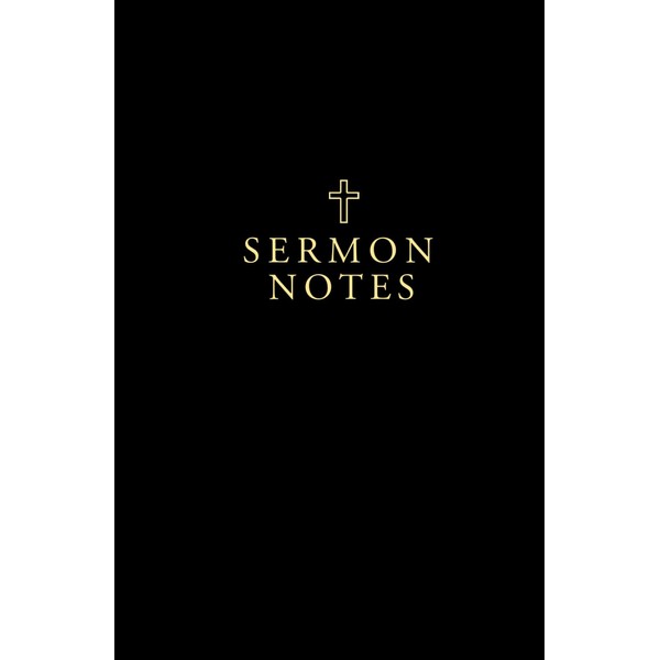 Sermon Notes Notebook: Church Note Taking Journal for Men and