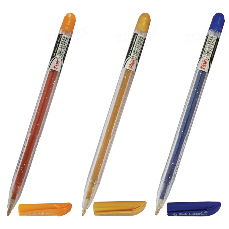 iGlitter Xtra Sparkle Glitter Gel Pens, MULTICOLOUR, Medium Point (1.0mm),