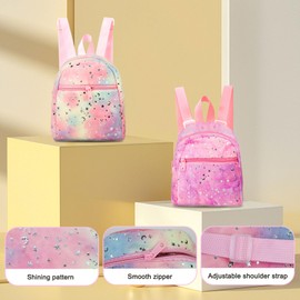 WisePoint Cute Mini Backpacks, Plush Backpack Small Backpacks for Women and Girls, Womens Small Backpack Tiny Backpack Purse (style1)