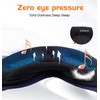 AHUIARGY Bluetooth Sleep Mask with 2 Removable 3D Contoured Cup,