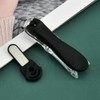 Black 2in1 Grip 360 Rotary Fingernails Toenails Nail Clippers for