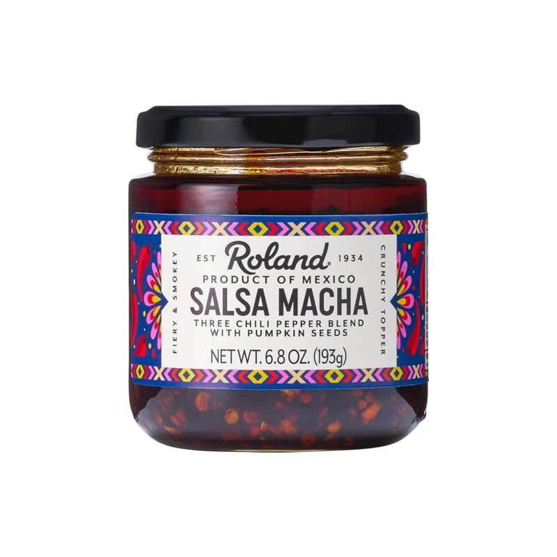 Roland Foods Salsa Macha, 6.8 Ounce Jar, Pack of 1