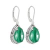9.51Cts Natural Malachite Earrings For Women Green Stone April Birthstone