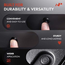 A-Premium 50PCS Nylon Trunk Lid Hood Prop Rod Clip Retainers Compatible with Hyundai Elantra, Elantra GT, Sonata, Tucson, Veloster, Excel, Tiburon & Kia Optima, Sorento, Sportage, Sedona, Spectra