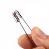 HappyHome 220pcs Silver Safety Pins 6 Sizes 22mm 28mm 32mm