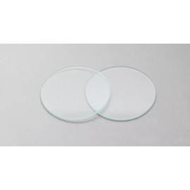 rayovac 2" glass flashlight lens,50.8mm x 2mm thickness(lot of 2)