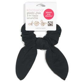 Kooshoo 3 in 1 Bow Scrunchie, Black