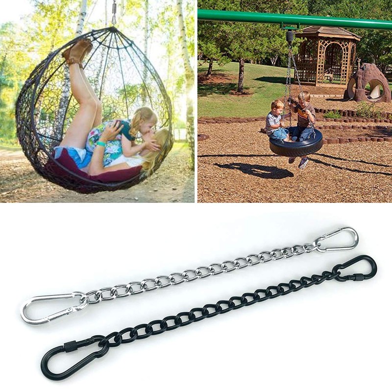 Two Carabiner Chain - Hammock Chain Hanging Kit Stainless Steel