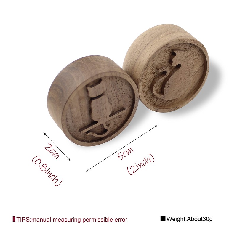 Essential Oil Diffuser, 2 Pieces Pack Wooden Aromatherapy Round Car