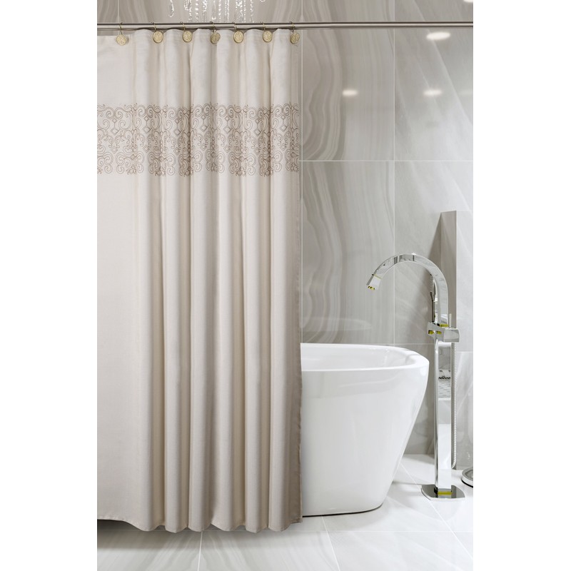 Creative Scents Shannon Decorative Shower Curtain Hooks Gold - Set