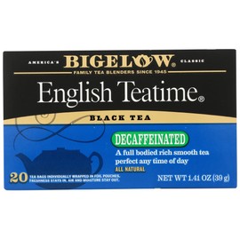 Bigelow Tea Decaf English Teatime 20 Bags (Pack of 6)