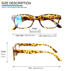 SIGVAN Reading Glasses 5 Packs Blue Light Blocking Eyeglasses Quality Spring Hinge Colorful Computer Readers for Women Men (5c a, 1.25, multiplier_x)