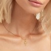 BAYLAY Gold Necklace for Women Trendy - Cross Necklace for