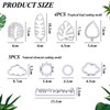 1 Set of Tropical Leaf Molds, 1 Set of Cloud