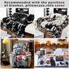 Cmfshape King Size Quilt Set Thanksgiving,Fall Pumpkin Pattern Printed Bedding