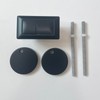 WinZo Toilet Square Dual Flush Button with Toilet Seat Bolts