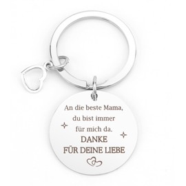Mama Geburtstagsgeschenk,Muttertagsgeschenke Für Mama,Beste Geschenk Für Mütte,Geschenk Für Werdende Mütter,Schlüsselanhänger,Weihnachtsgeschenke,Ostergeschenke,Lieblingsmensch Geschenke